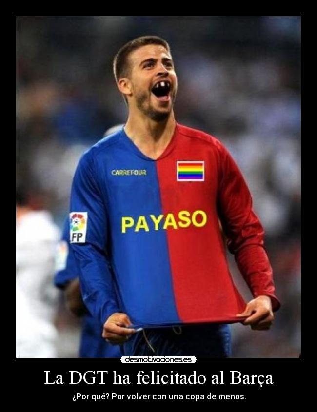 La DGT ha felicitado al Barça -