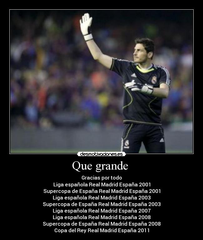Que grande -