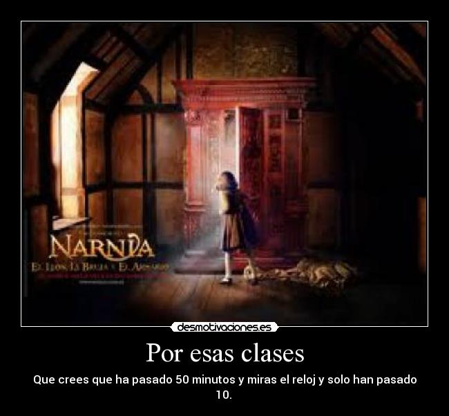 Por esas clases - 