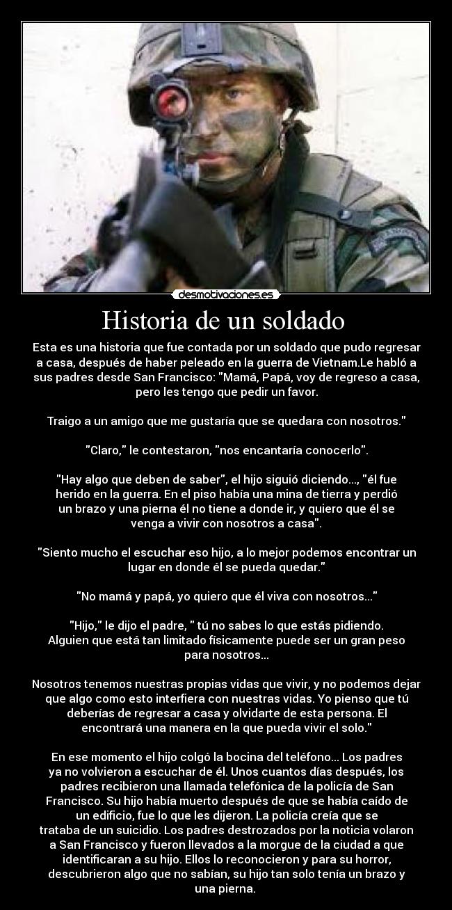 Historia de un soldado  - 
