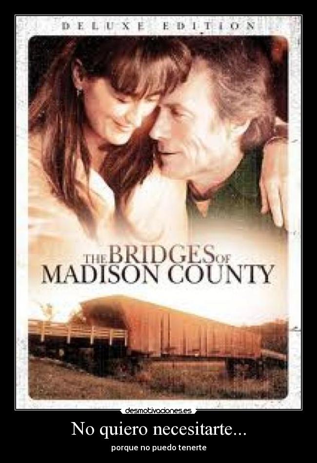 No quiero necesitarte... - 