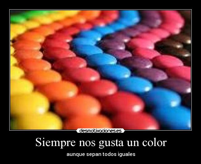 Siempre nos gusta un color - 