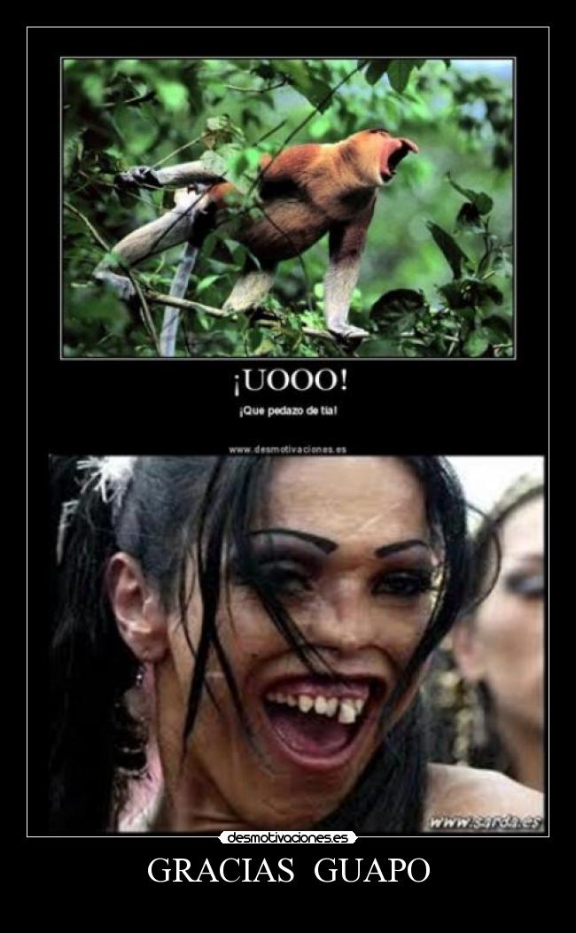 carteles gracias guapo desmotivaciones