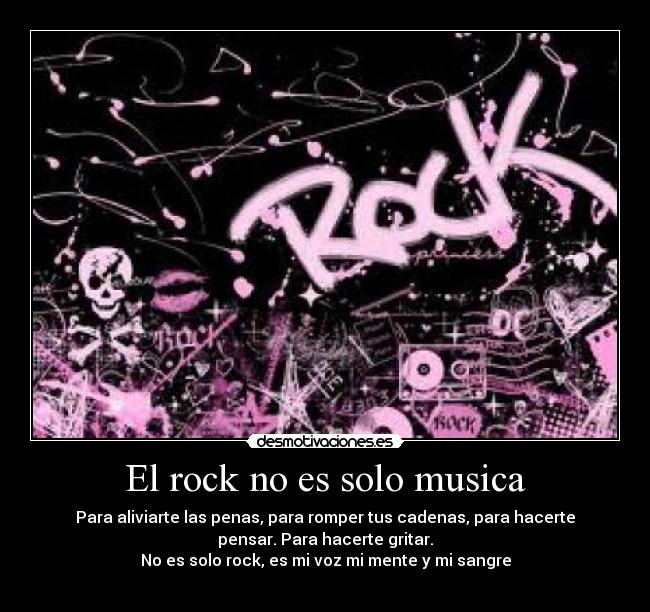 El rock no es solo musica -