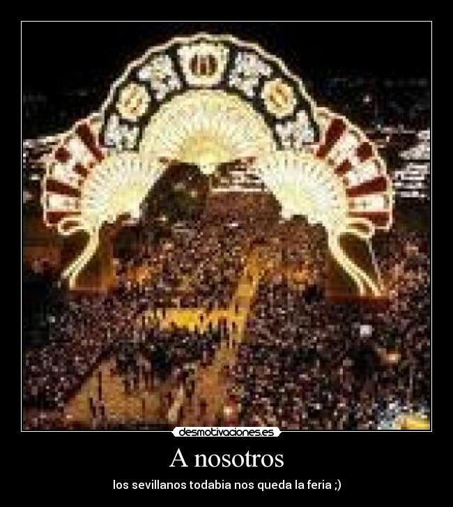 A nosotros -