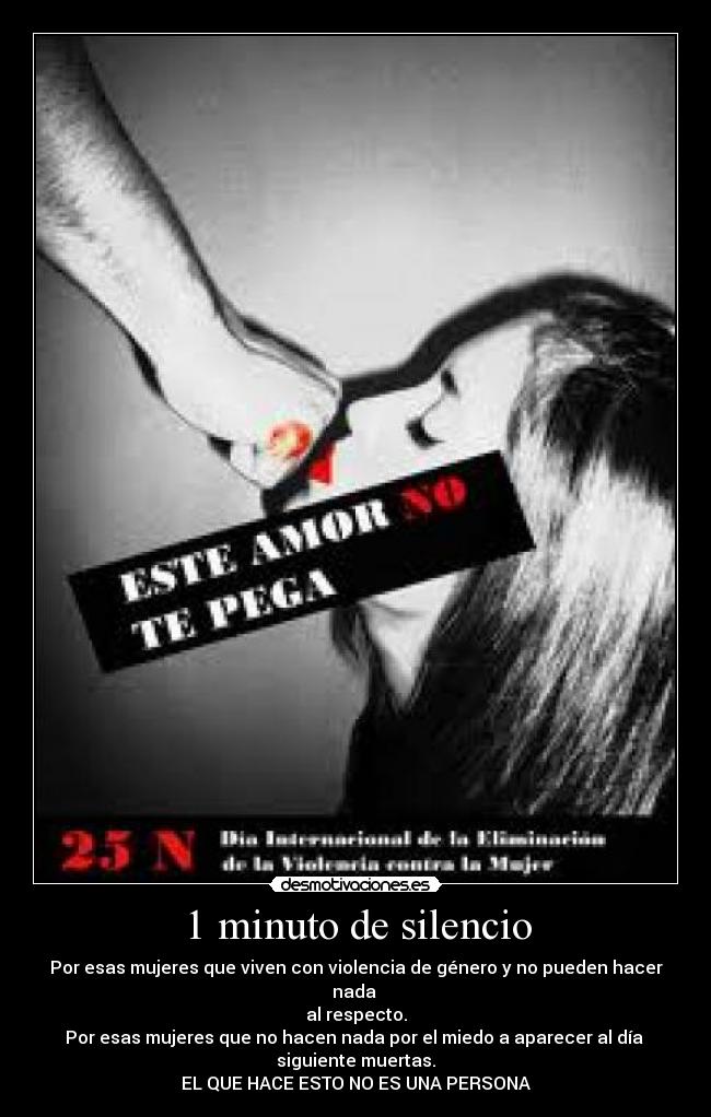 1 minuto de silencio - 