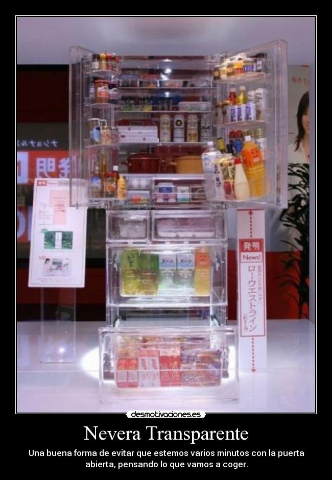Nevera Transparente -