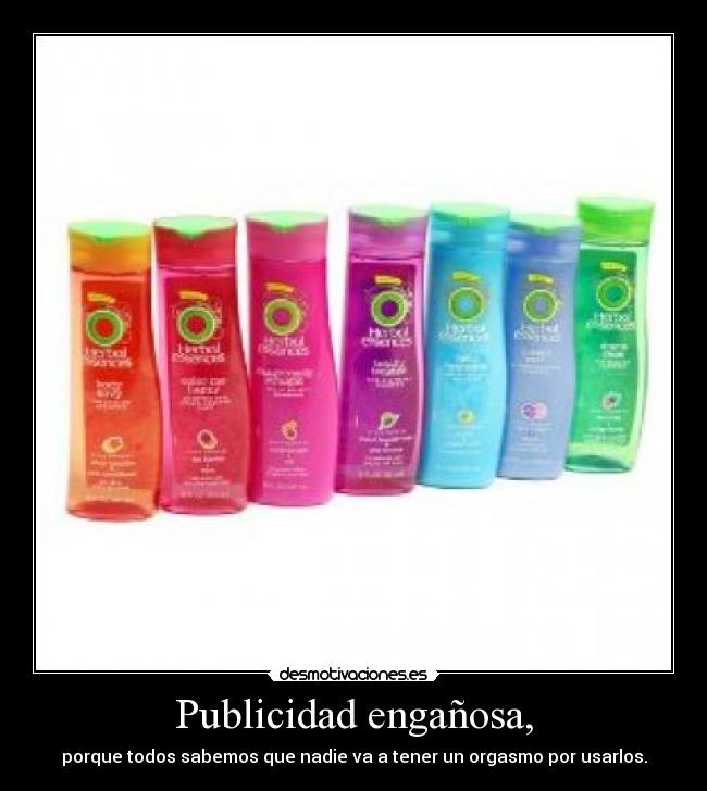 Publicidad engañosa, - 