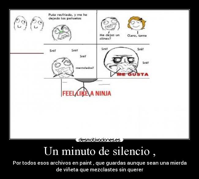 Un minuto de silencio , -