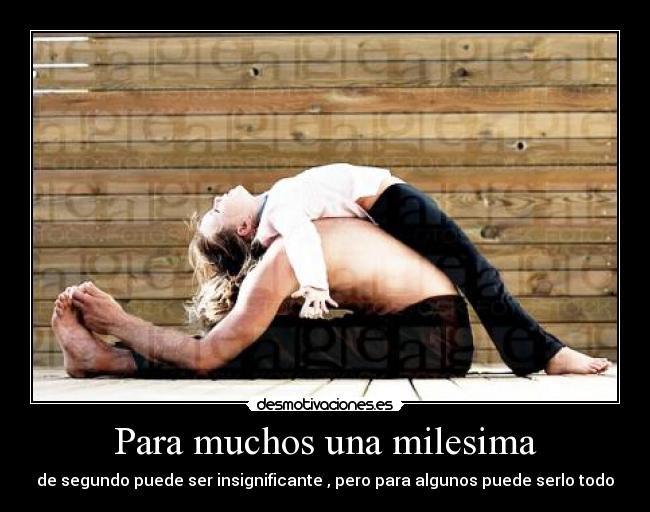 Para muchos una milesima -