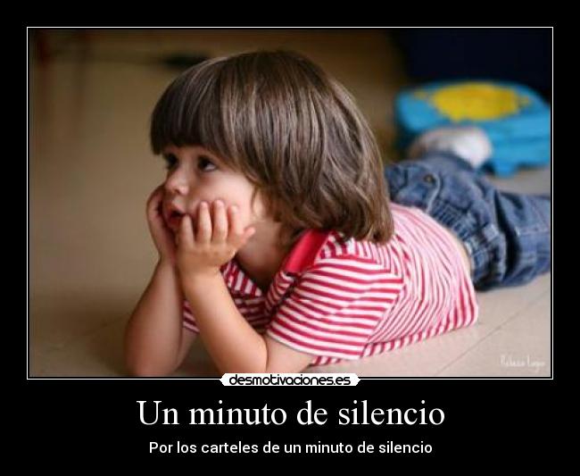 Un minuto de silencio -