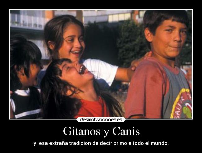 Gitanos y Canis - y esa extraña tradicion de decir primo a todo el mundo.