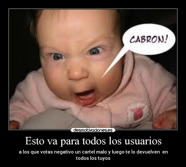 Esto va para todos los usuarios - 