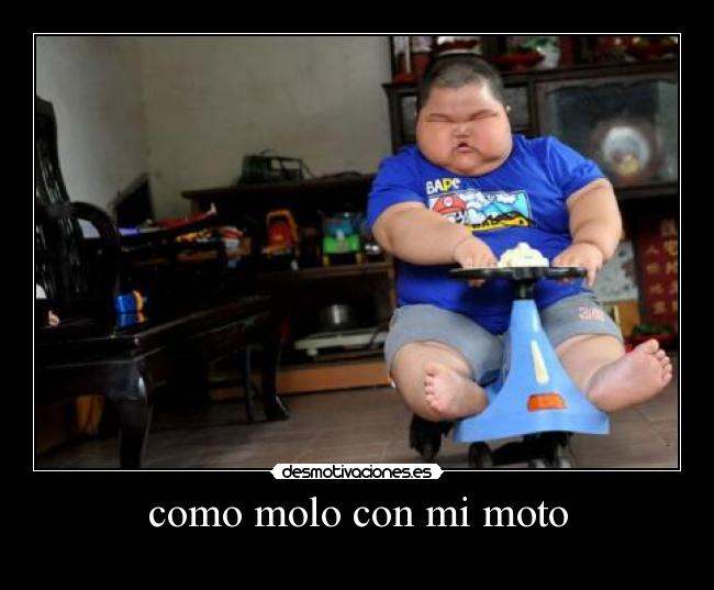 como molo con mi moto -