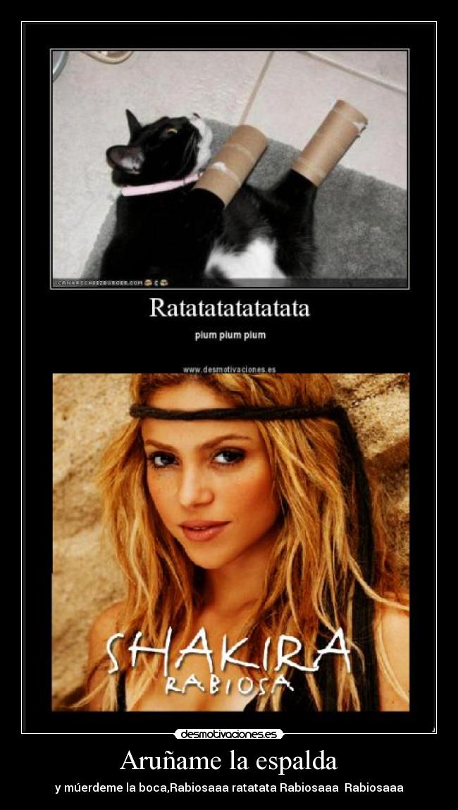 Aruñame la espalda -
