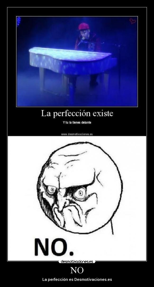 NO - La perfección es Desmotivaciones.es