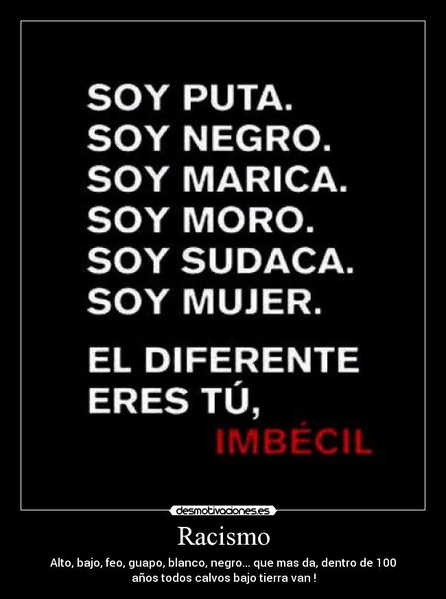 carteles racismo desmotivaciones