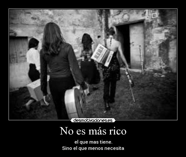 No es más rico - 
