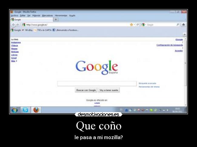 Que coño - le pasa a mi mozilla?