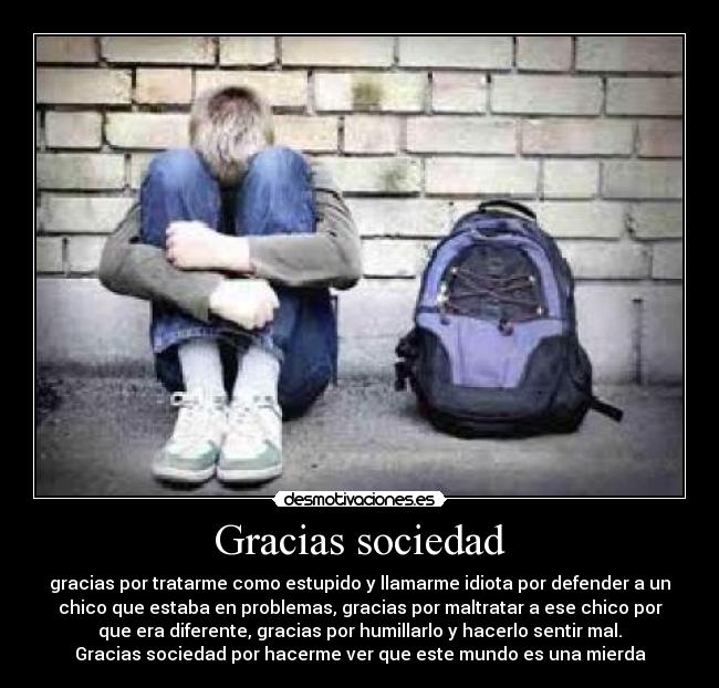 Gracias sociedad -