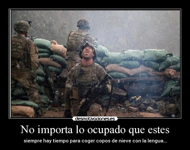 No importa lo ocupado que estes -