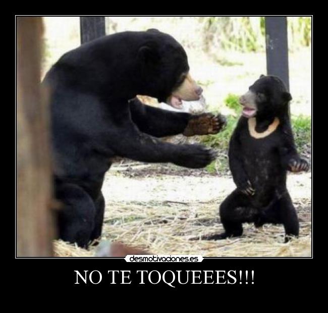 NO TE TOQUEEES!!! -