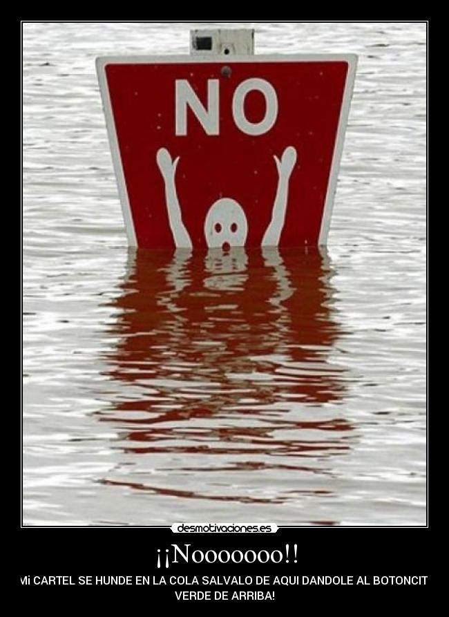¡¡Nooooooo!! -