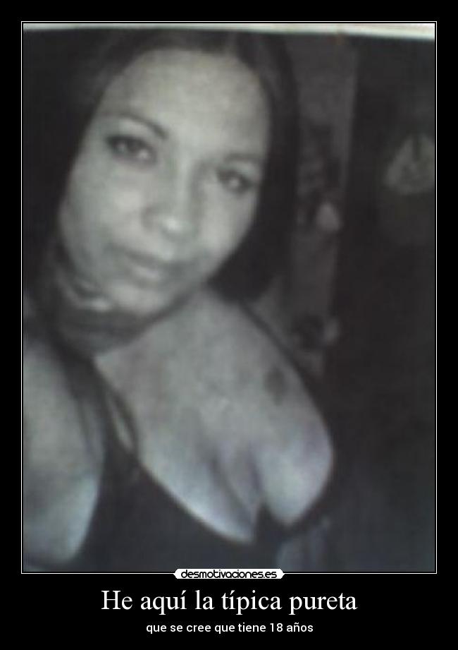 He aquí la típica pureta -