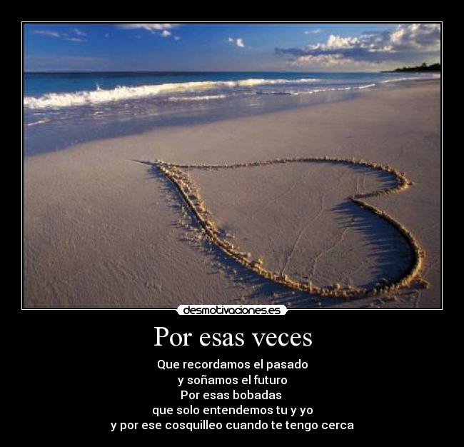 Por esas veces - 