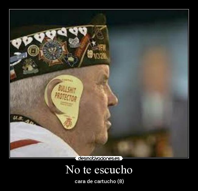 No te escucho -