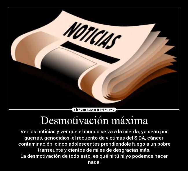 Desmotivación máxima -