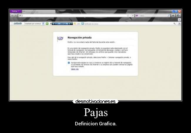 Pajas - Definicion Grafica.