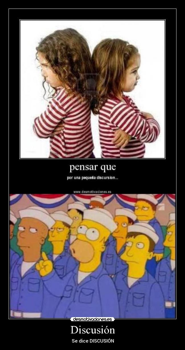 Discusión - Se dice DISCUSIÓN