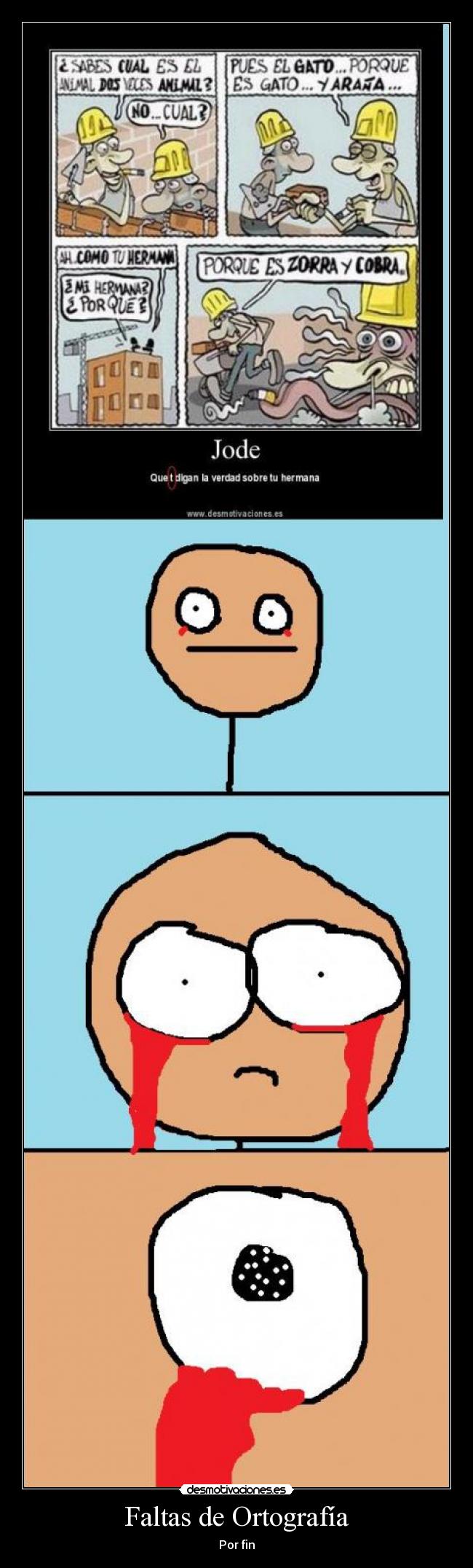 Faltas de Ortografía - Por fin