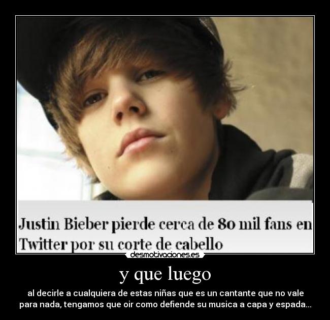 carteles bieber fans justin pierde desmotivaciones