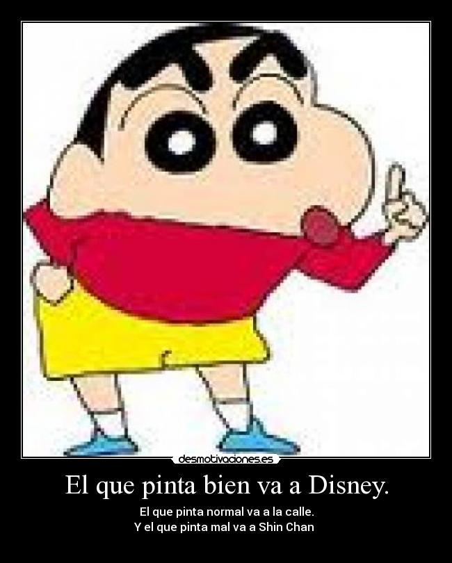 carteles shin chan desmotivaciones