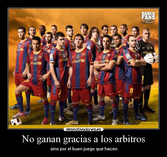 No ganan gracias a los arbitros -