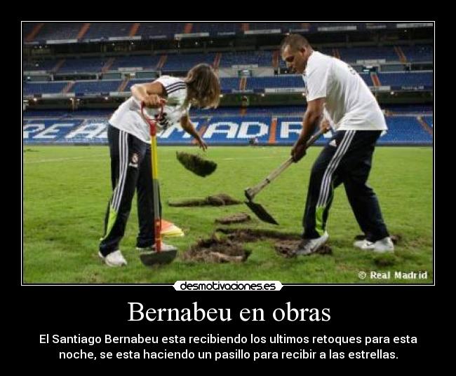 Bernabeu en obras -