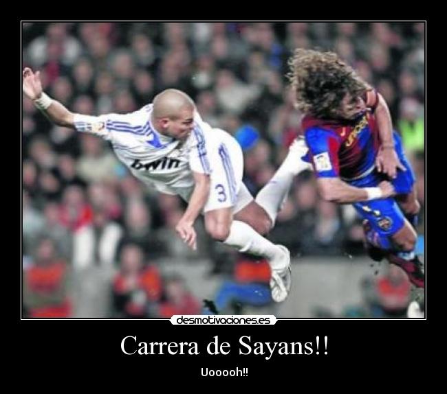Carrera de Sayans!! -