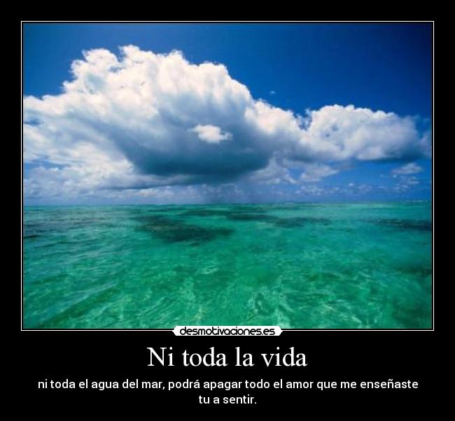 Ni toda la vida -