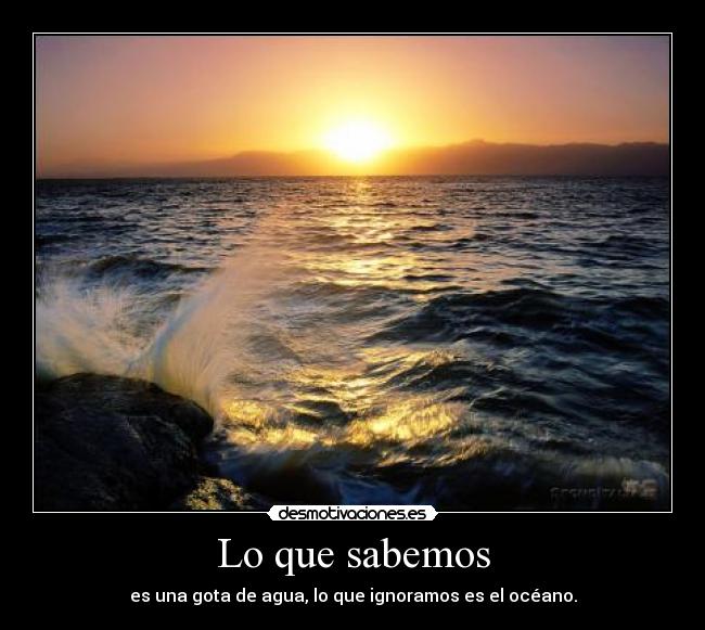 Lo que sabemos - 