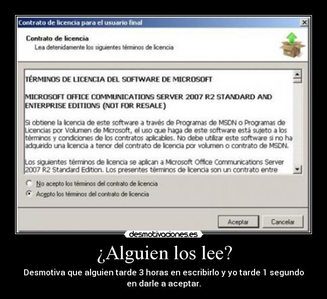 ¿Alguien los lee? -