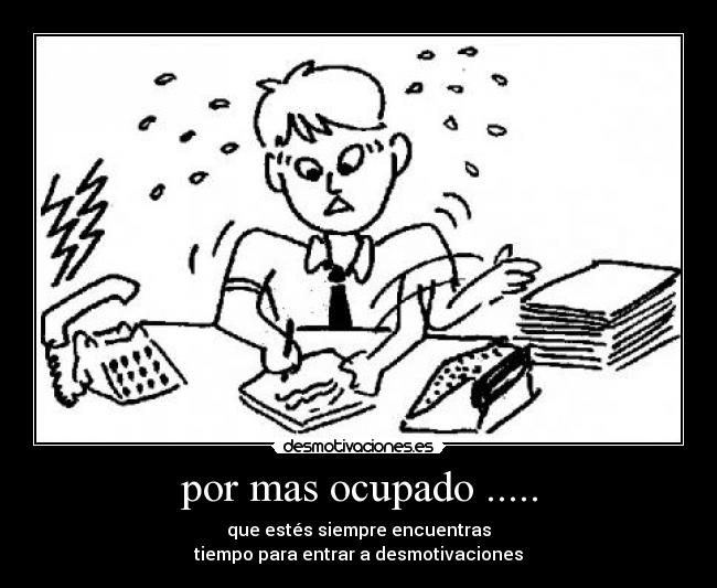 carteles ocupado desmotivaciones