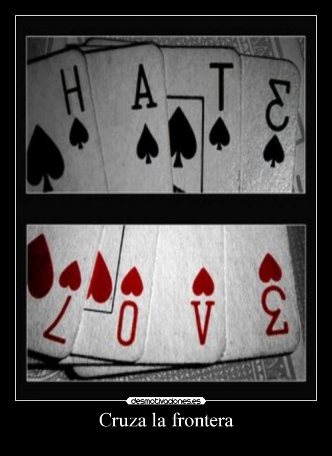 Cruza la frontera -