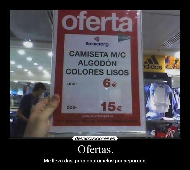 Ofertas. -