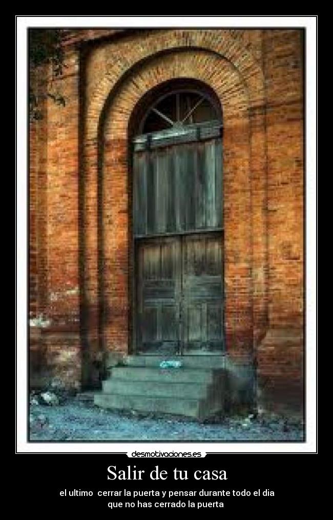 Salir de tu casa -