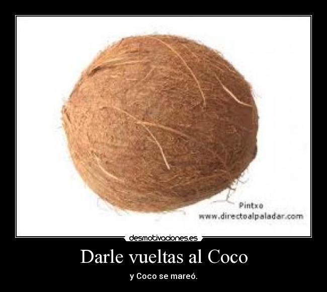 Darle vueltas al Coco - 