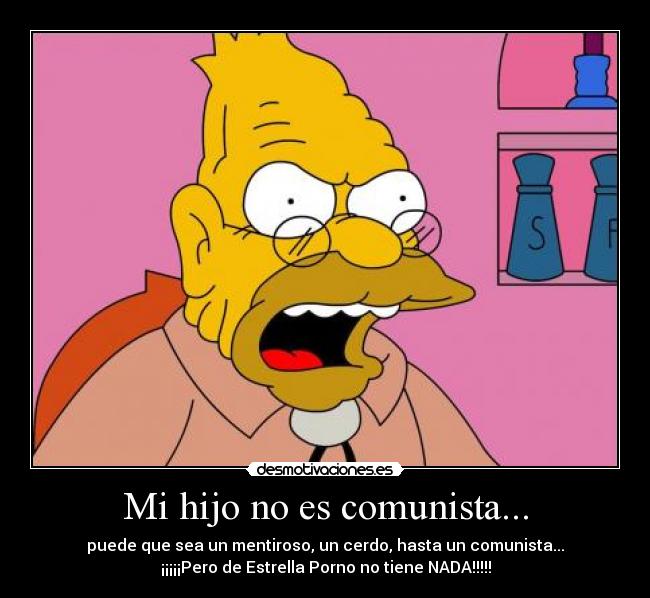 Mi hijo no es comunista... - 