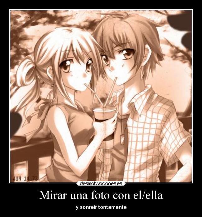 Mirar una foto con el/ella - 