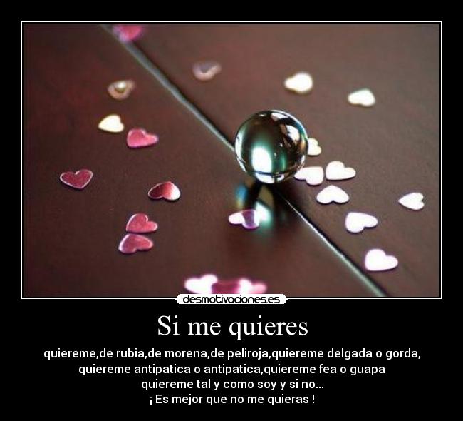 Si me quieres - 